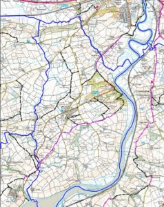 Llangain Map 1