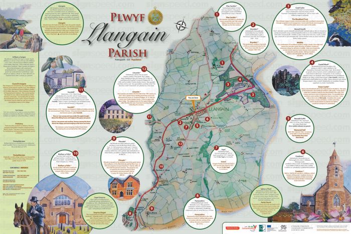 Llangain Panel Large